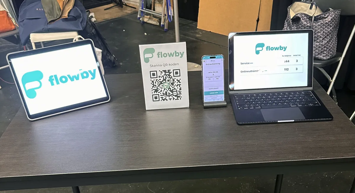 How Flowby’s digital queue works in three steps